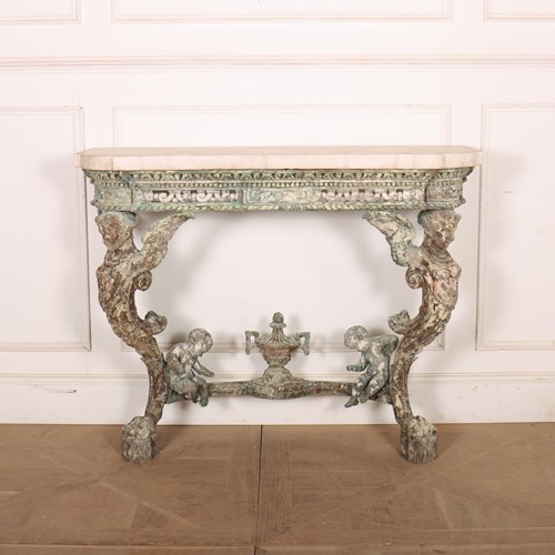Carved Italian Console Table