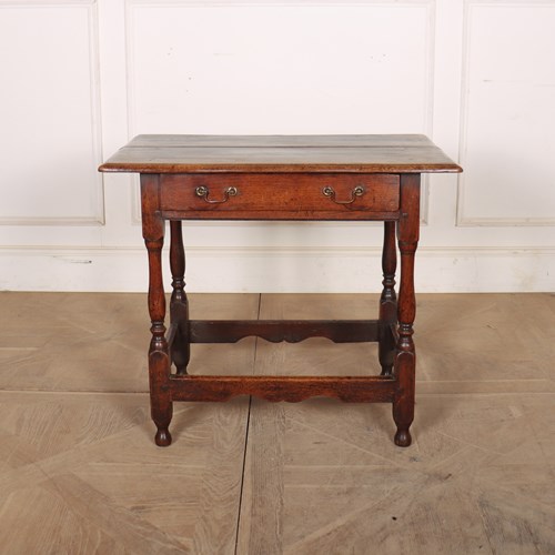 English Oak Lamp Table