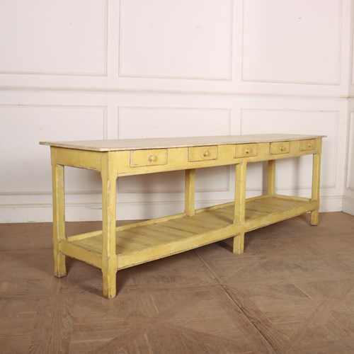 English Painted Serving Table