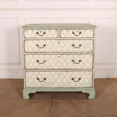English Painted Chest Of Drawers