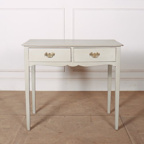 English Painted Lamp Table