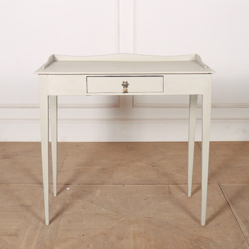 English Painted Lamp Table
