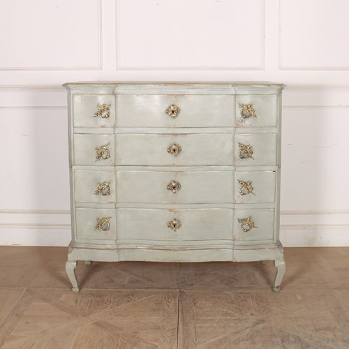 Danish Serpentine Front Commode