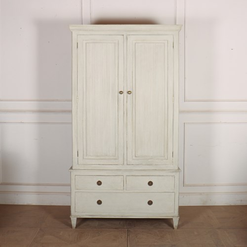 19Th Century Swedish Linen Cupboard