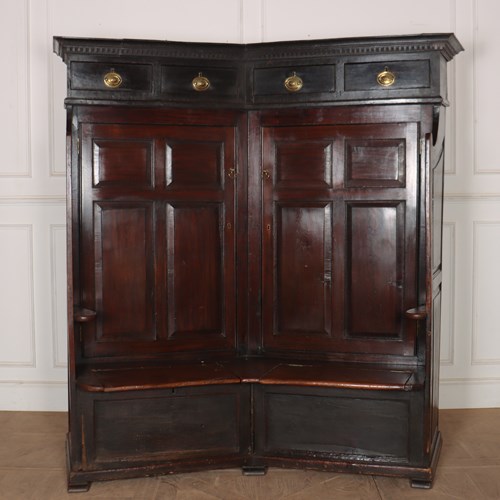 West Country Oak Bacon Settle