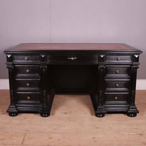 19Th Century Ebonised Desk