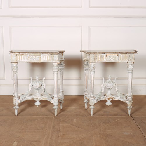 Pair Of French Console Tables