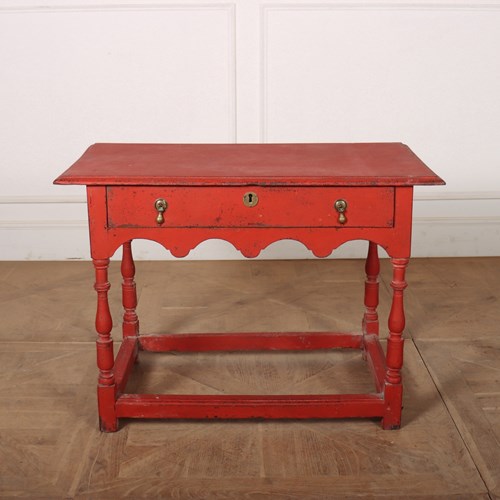 18Th Century Painted Lamp Table