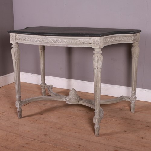 French Painted Console Table