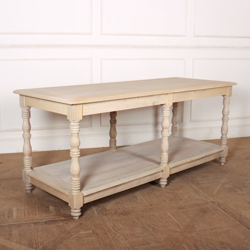 Bleached Oak French Drapers Table