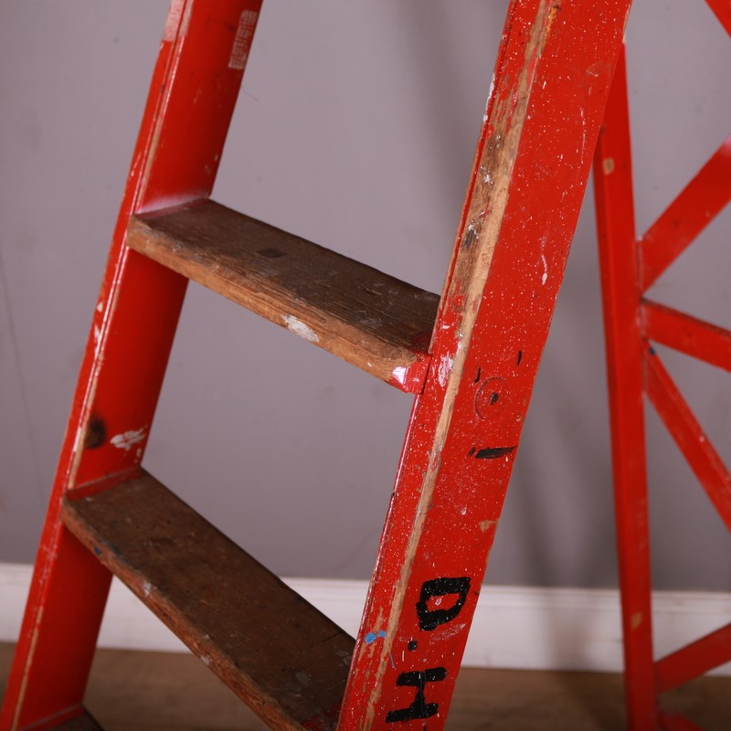 Painted Library Ladder-arcadia-antiques-img-5646-main-637795862892157108.JPG