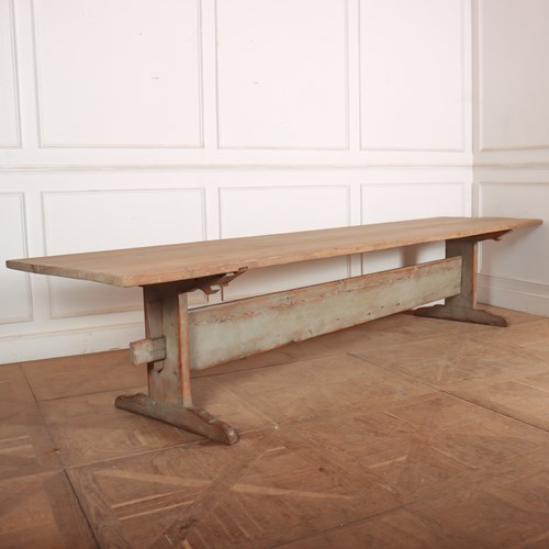 Large Swedish Trestle Table