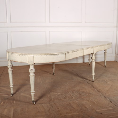 Swedish Painted Extending Dining Table
