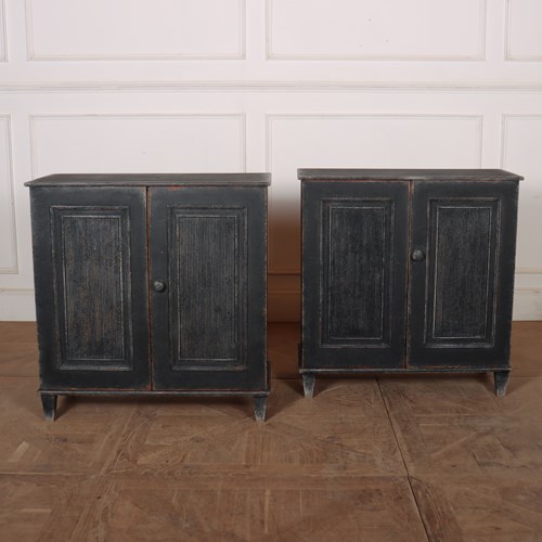 Pair Of Swedish Painted Buffets