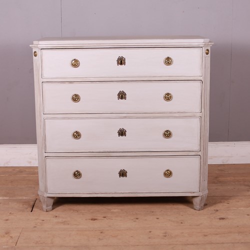 Gustavian Style Painted Commode