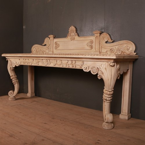 Scottish Bleached Oak Console Table