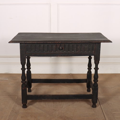 18Th Century English Painted Lamp Table