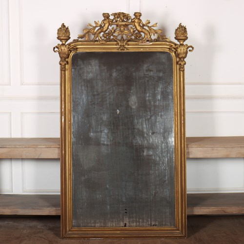 French Carved Gilt Mirror