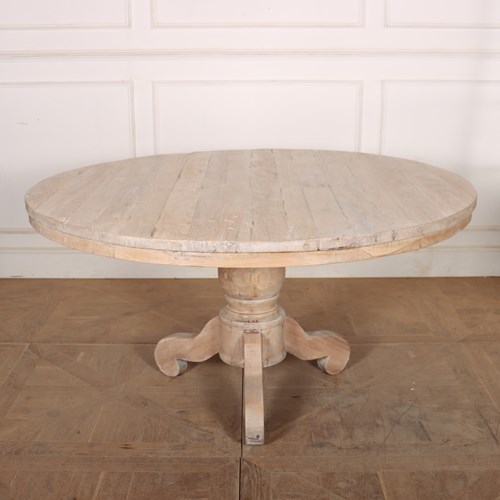 Bleached Teak Dining Table