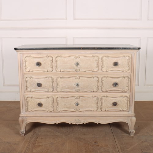 French Bleached Oak Commode