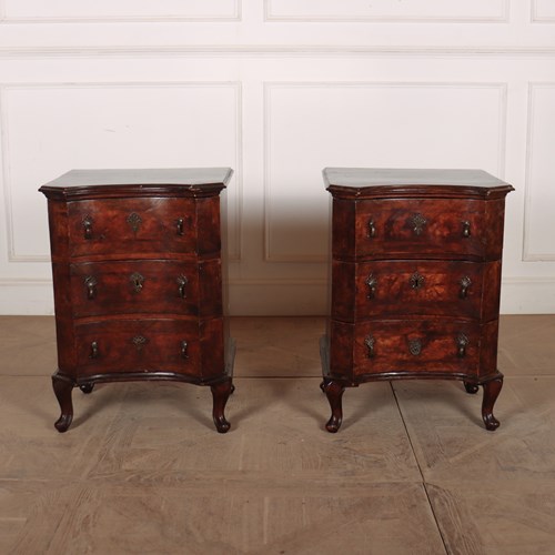 Pair Of Italian Bedside Commodes