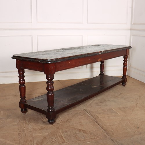 English Mahogany Drapers Table