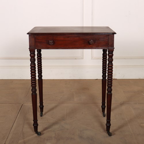 Small 19Th Century Mahogany Side Table