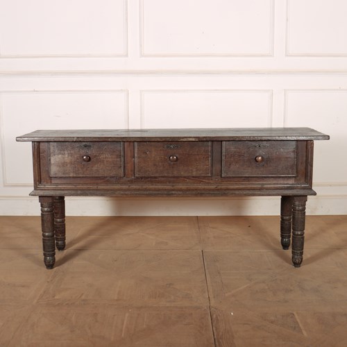 18Th Century Portuguese Chestnut Dresser Base