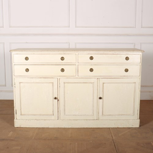 English Original Painted Dresser Base