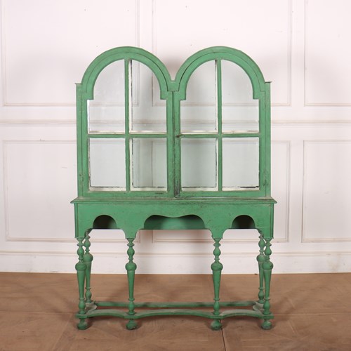 19Th Century Painted Display Cabinet