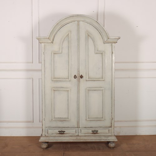 Swedish Painted Linen Cupboard