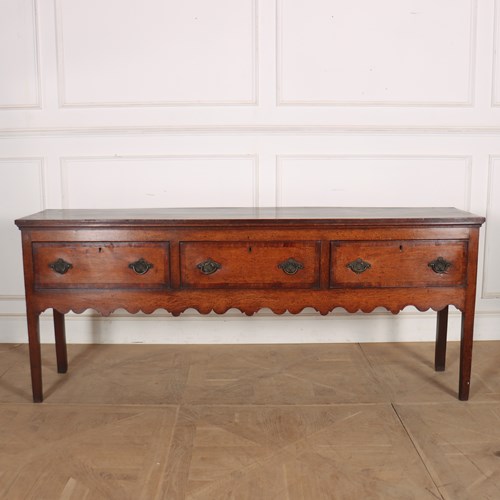 18Th Century English Oak Dresser Base