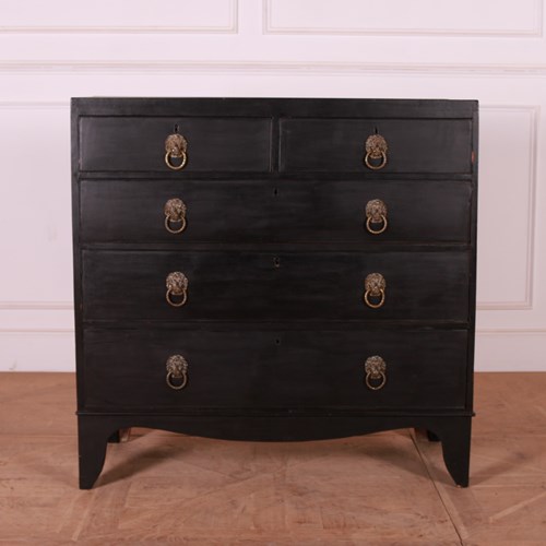 English Painted Chest Of Drawers