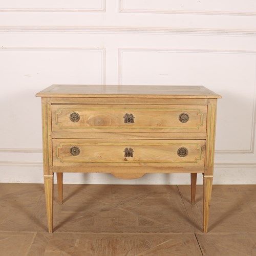 19Th Century Bleached Walnut Italian Commode