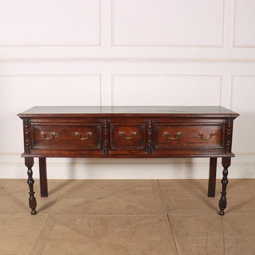 Early 19Th Century English Oak Dresser Base