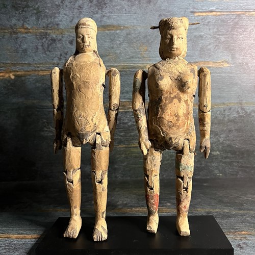 Polychrome Chinese Fertility Dolls.