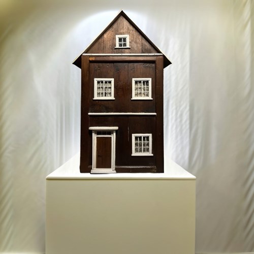 Early 20Th Century Scratch Built Family Doll's House