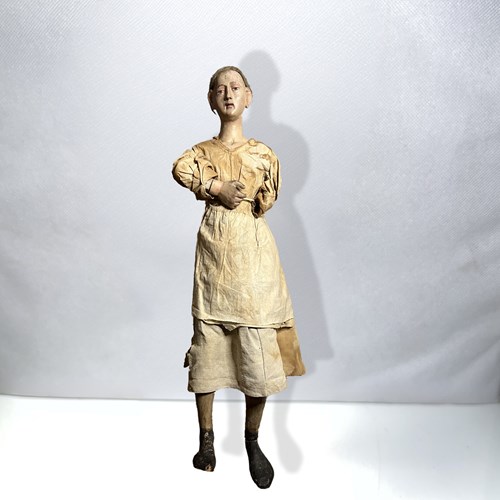 18Th/19Th Century Our Lady Of The Sorrows Processional Figure