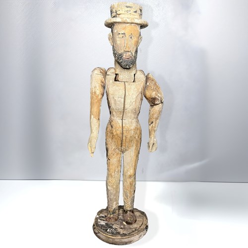 19Th Century Shop Display Polychrome Man Of The Sea