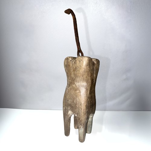 19Th Century American Dentists 4 Root Tooth Folk Art Trade Sign.