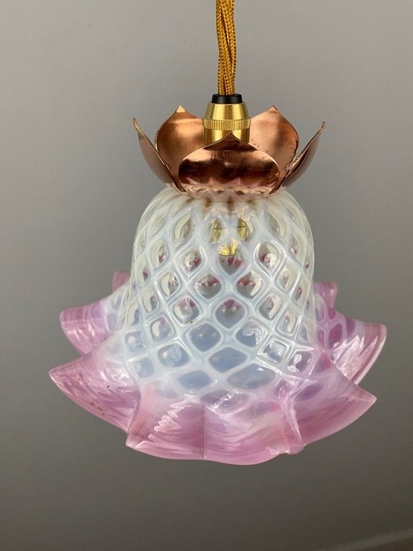 Art Nouveau Vaseline Glass Pendant Light – Checked Design (23050-8)-ashby-interiors-img-0079-main-638243256289044703.jpg