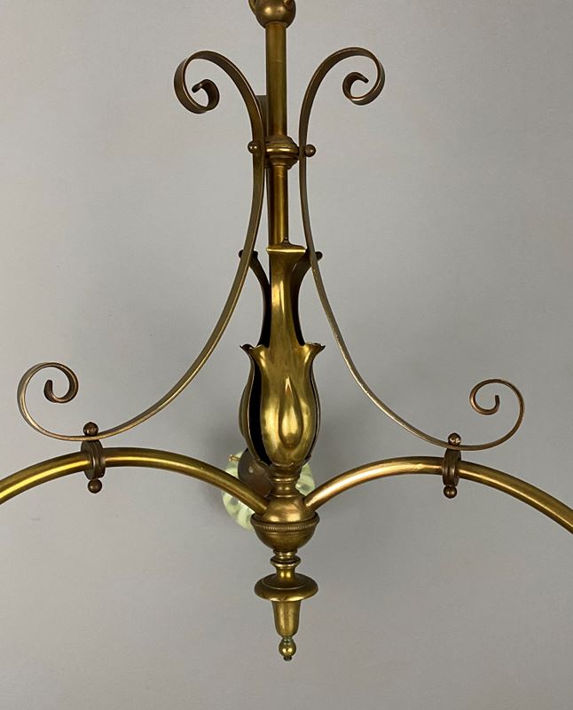 Art Nouveau Brass Chandelier With Vaseline Glass Ball Shades (22230)-ashby-interiors-img-7016-p-main-638150011059879687.png