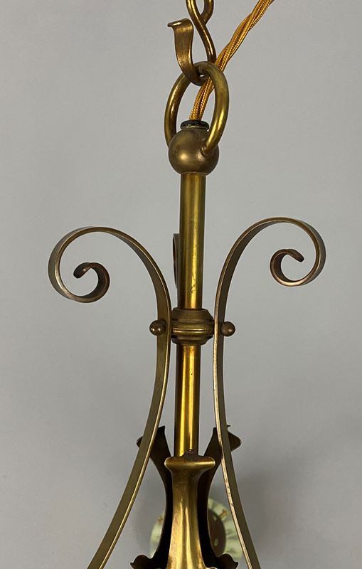 Art Nouveau Brass Chandelier With Vaseline Glass Ball Shades (22230)-ashby-interiors-img-7019-p-main-638150011085503668.png