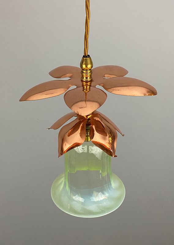 ‘The Copper Petal’ Art Nouveau Light With Vaseline Glass Shade (41017)-ashby-interiors-img-8542-p-main-638176043881268585.png