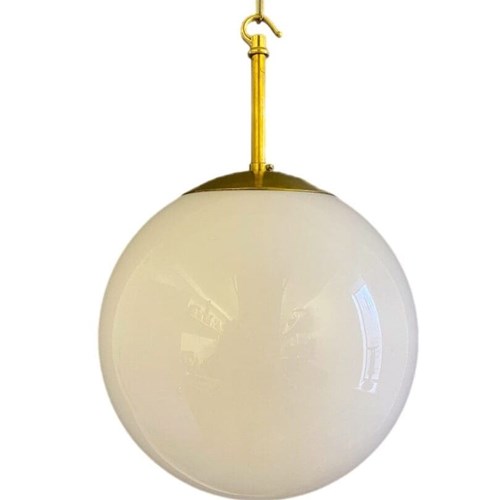 White Glass Globe Ceiling Lights Pendant Light