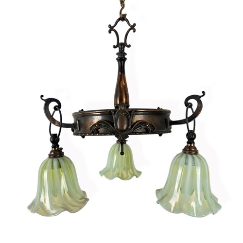 Mall Art Nouveau Ring Chandelier (25104)