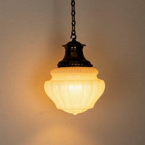 Edwardian Moonstone Pendant Light (25164)