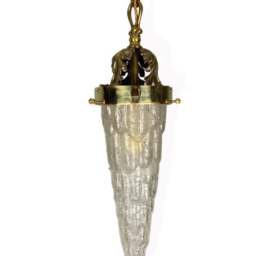 Frosted Icicle Pendant Light 