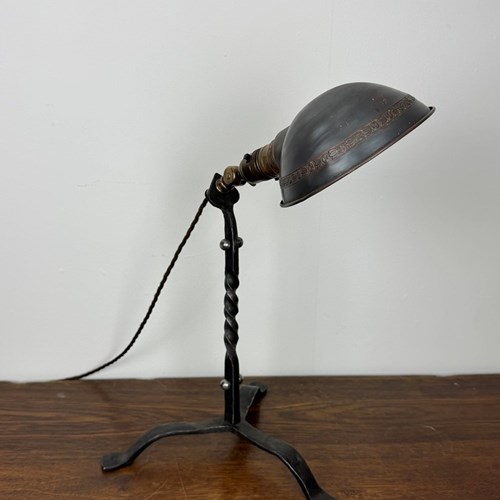 Wrought Iron Desk Lamp (51149)