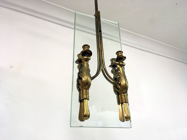 1950s Italian brass and glass chandelier-august-interiors-003_main_636437534621231048.JPG